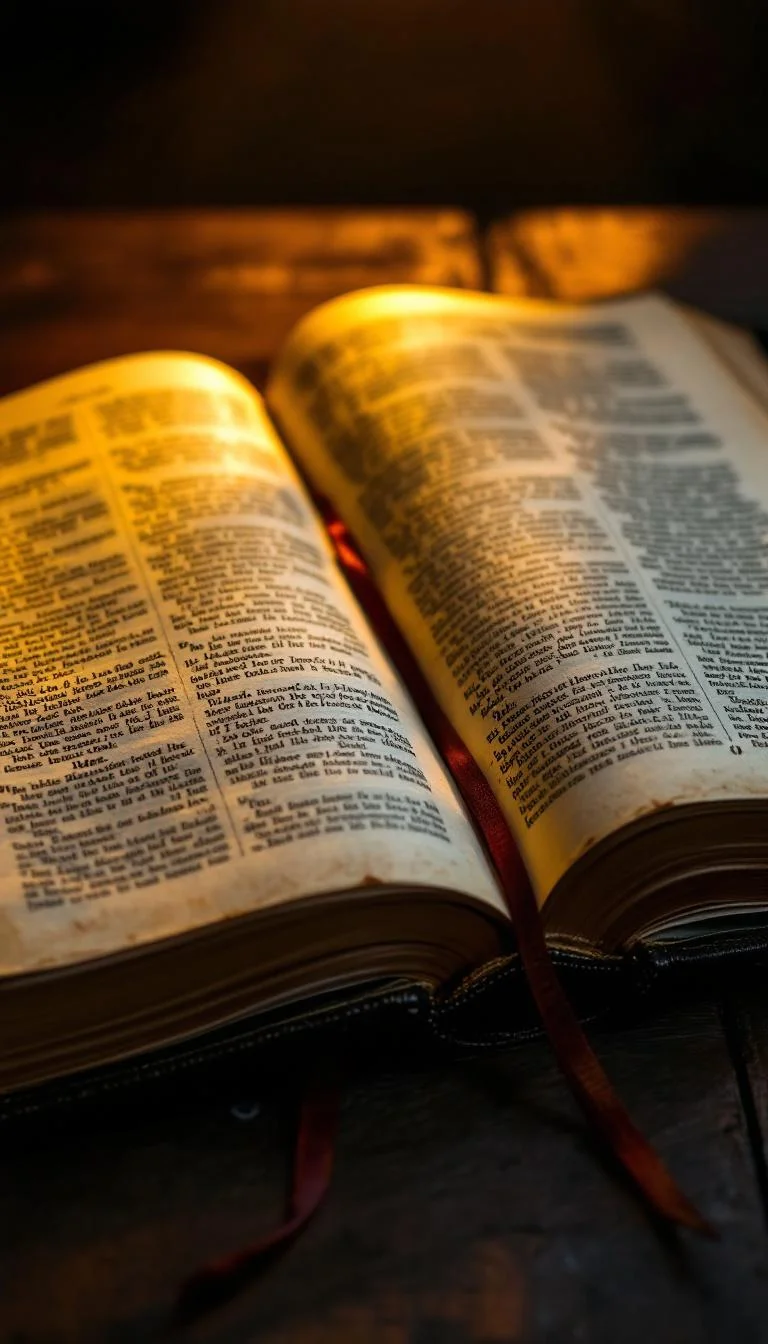 Open Bible with study notes representing verse-by-verse reading and Old Testament connections in Revelation